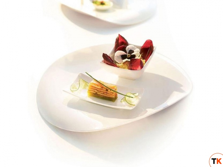 Столовая посуда из стекла Arcoroc Tendency тарелка квадратная G4372 (170х150 мм)