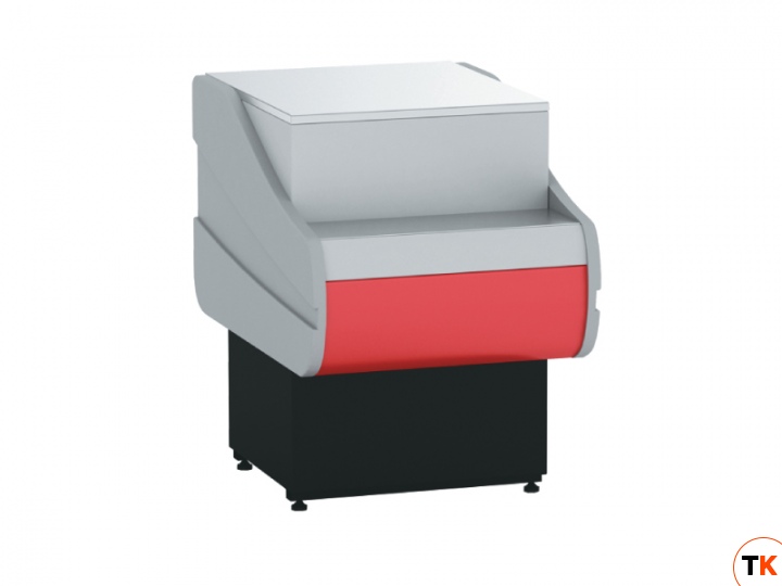 Нейтральный кассовый прилавок Cryspi OCTAVA КНП 700 (RAL 3002)