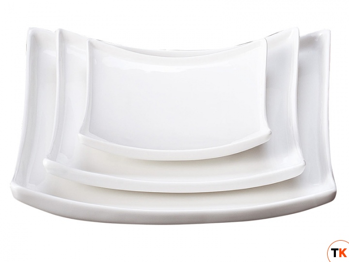 Столовая посуда из фарфора Fairway блюдо квадратное 8600-10 (25.5х25.5 см)