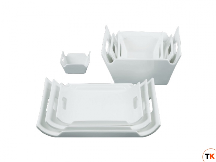 Столовая посуда из фарфора Fairway Блюдо 9075-10 (с ручками, 25,5 см)