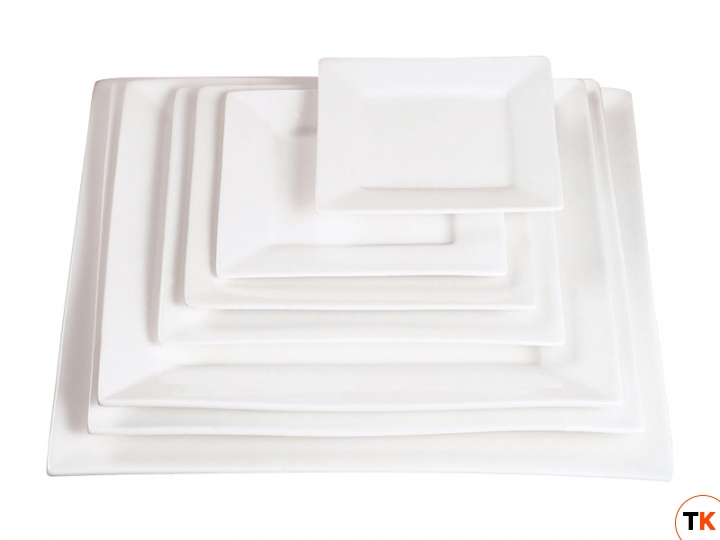 Столовая посуда из фарфора Fairway Тарелка 4546-10 (квадратная, 25 см)