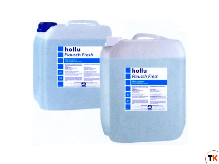 Моющее средство для ручного дозирования Hollu кондиционер для белья Flausch Fresh (коробка 2 флакона по 4л)