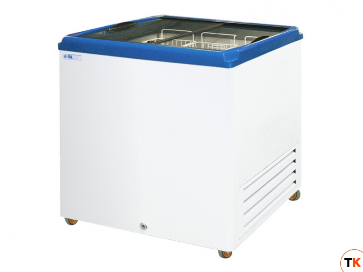 Морозильный ларь с прямым стеклом Italfrost ЛВН 200 П (СF 200 F) (синий)
