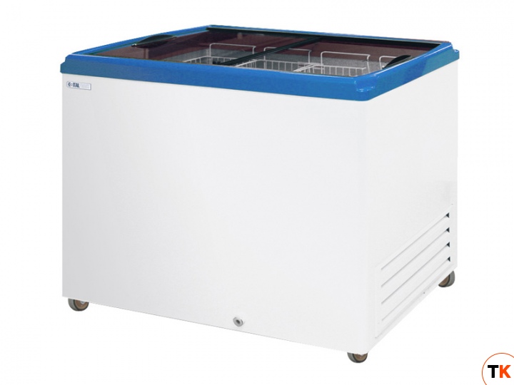 Морозильный ларь с прямым стеклом Italfrost ЛВН 300 П (СF 300 F) (синий)