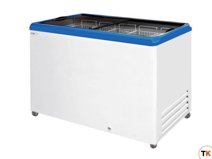 Морозильный ларь с прямым стеклом Italfrost ЛВН 400 П (СF 400 F) (синий)