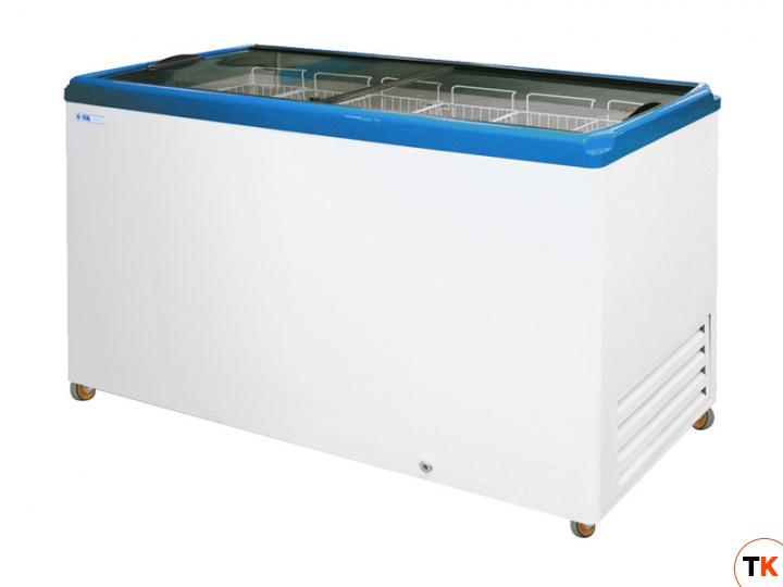 Морозильный ларь с прямым стеклом Italfrost ЛВН 500 П (СF 500 F) (синий)