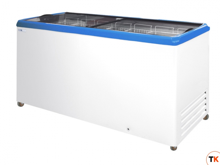 Морозильный ларь с прямым стеклом Italfrost ЛВН 600 П (СF 600 F) (синий)