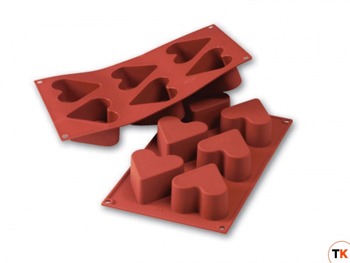 Форма Martellato SF036/N Silicon Flex (сердечко)
