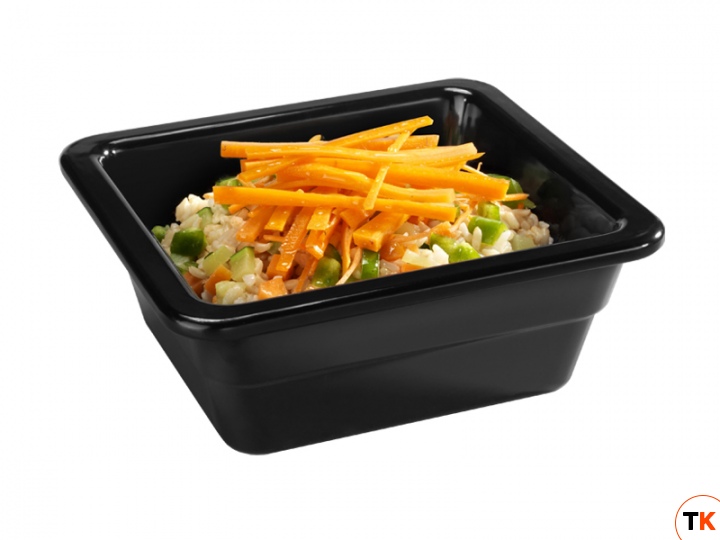 Гастроемкость Pujadas 1/6 h 65мм, черная