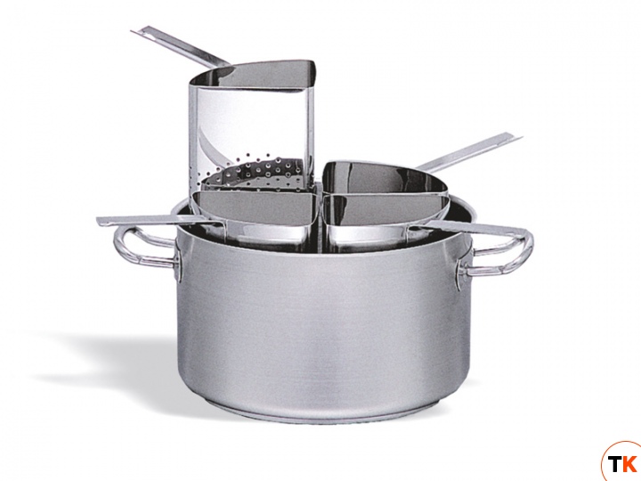 Кастрюля Pujadas для пасты 223.040 (4 дуршлага, 31,4 л)