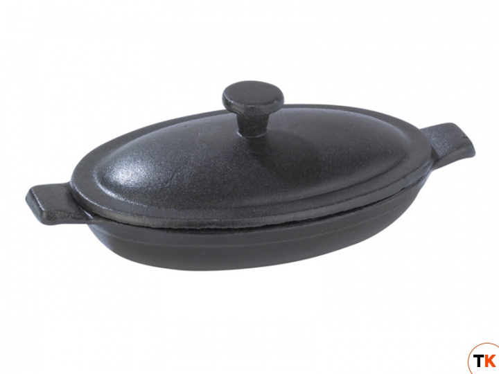 Кастрюля Pujadas мини с крышкой овальная 23506 (12х8 см)