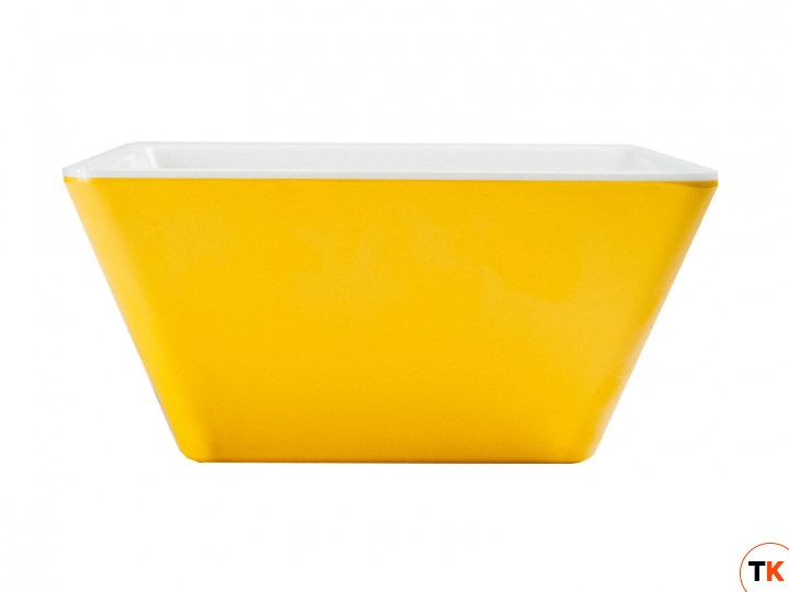 Посуда из меламина Pujadas Салатник 22202AM (квадратный, 18х18 см, h 8.5 см, желтый)