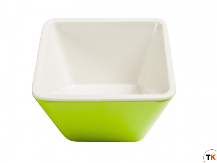 Посуда из меламина Pujadas Салатник 22202V (квадратный, 18х18 см, h 8,5 см, зеленый)