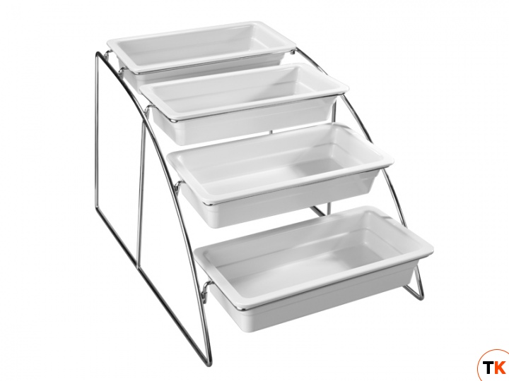 Посуда из меламина Pujadas Стенд 4-х уровневый, GN 1/3