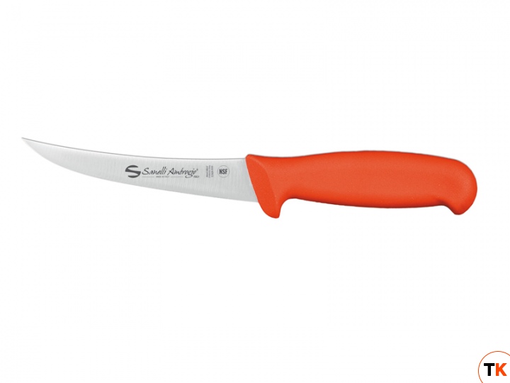 Нож и аксессуар Sanelli Ambrogio обвалочный Supra Colore (красная ручка, 13 см) 4301013