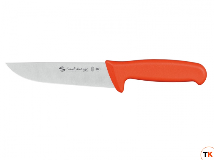 Нож и аксессуар Sanelli Ambrogio нож для мяса Supra Colore (красная ручка), 16 см 4309016