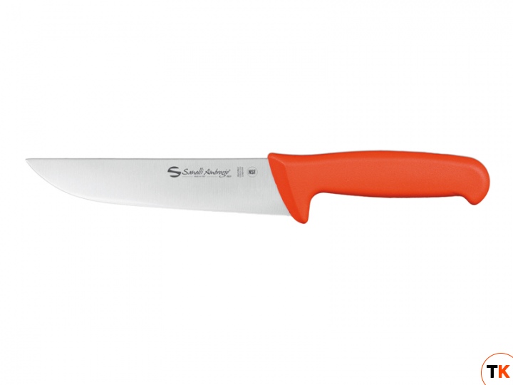 Нож и аксессуар Sanelli Ambrogio для мяса Supra Colore (красная ручка, 18 см) 4309018 