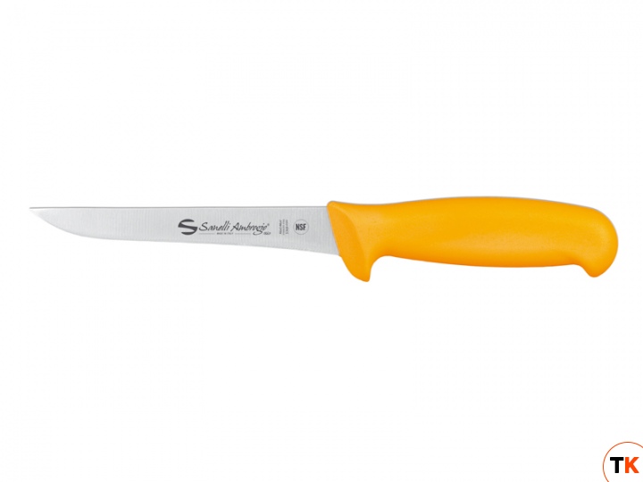 Нож и аксессуар Sanelli Ambrogio обвалочный Supra Colore (желтая ручка, 14 см) 6307014 