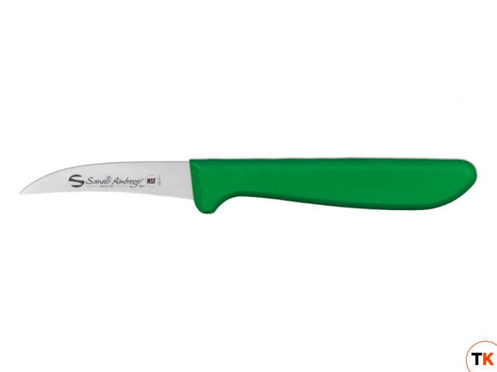 Нож и аксессуар Sanelli Ambrogio нож для чистки овощей Supra Colore (7 см, зеленая ручка) 8391007 
