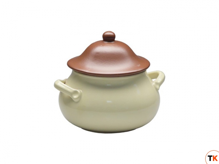 Столовая посуда из фарфора Белхудожкерамика Горшок керамич. для тушения 0,5 л рс/1