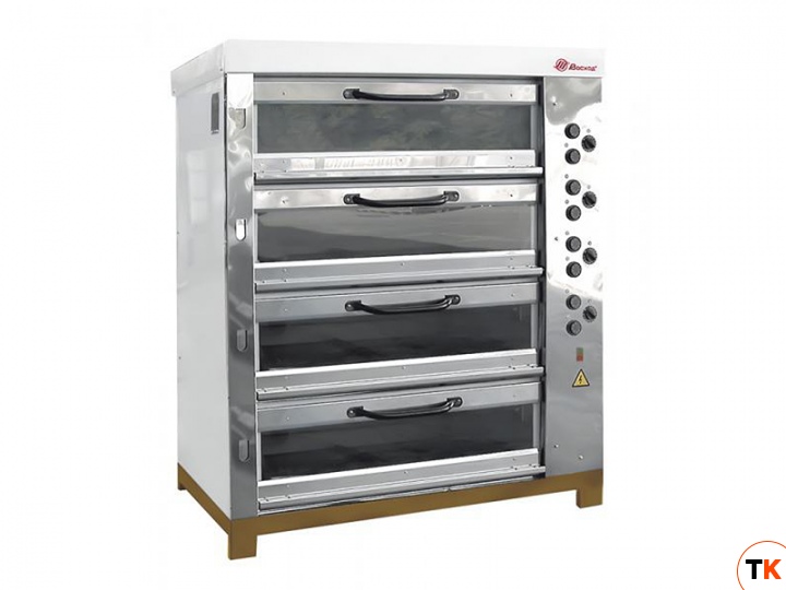 Подовая хлебопекарная печь ВОСХОД ХПЭ-750 модель 4С (стеклянные двери)