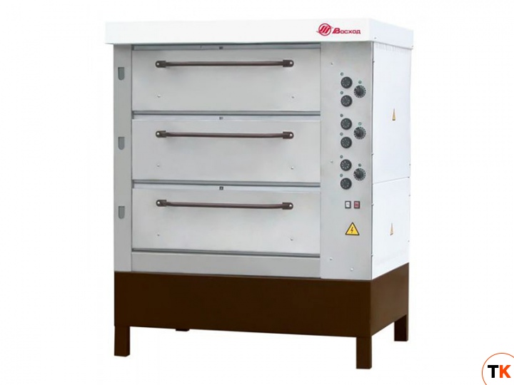 Подовая хлебопекарная печь ВОСХОД ХПЭ-750/3 (нерж.)