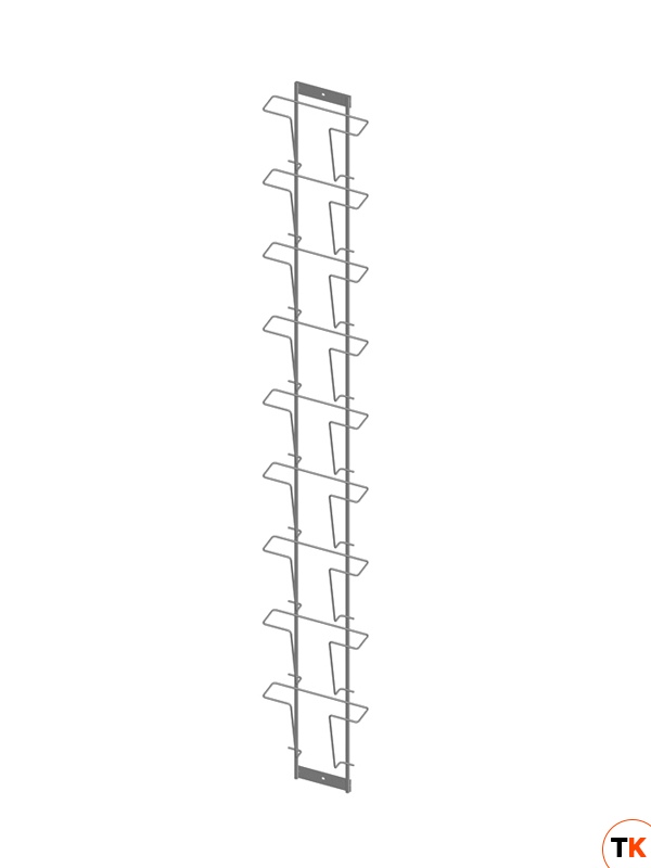 Стойка/стенд/сетка из металлической сетки Гефест Дисплей 9 ячеек А5 для открыток