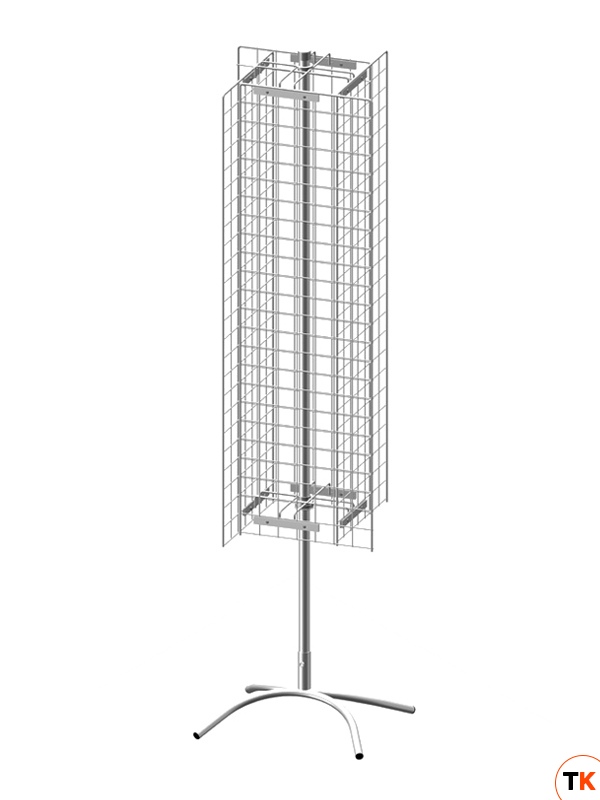 Стойка/стенд/сетка из металлической сетки Гефест Стойка вращающаяся с 4 сетками
