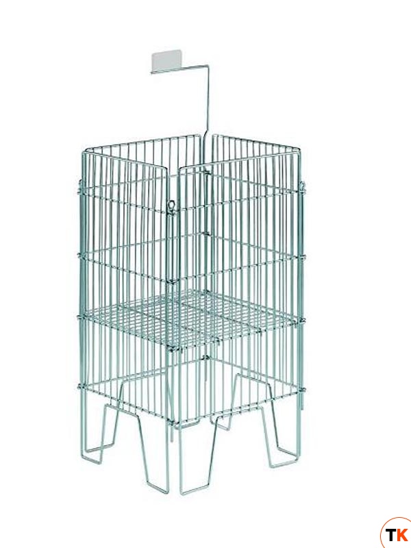 Стол для распродаж из металлической сетки Сетиз Корзина для распродаж 620х620х800