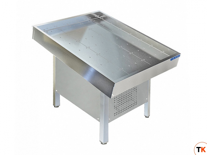 Охлаждаемый стол с холодильным агрегатом СП, СП-612/1100А (1100х1100, для рыбы без стекла)