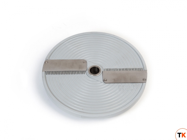 Диск H2,5 для нарезки соломкой 2,5х2,5мм для овощерезки Vortmax SL55/58