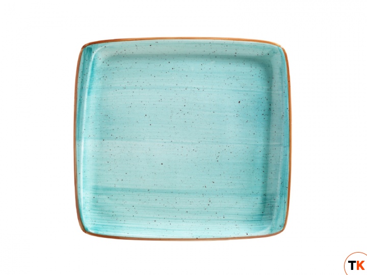 Столовая посуда из фарфора Bonna тарелка квадратная AQUA AURA AAQ MOV 34 KR (27х25 см)