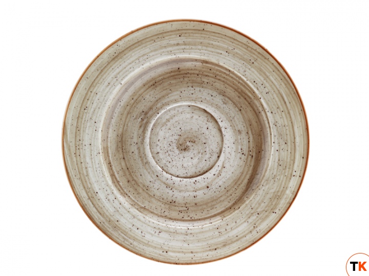 Столовая посуда из фарфора Bonna AURA блюдце RIT 01 CT (16 см)