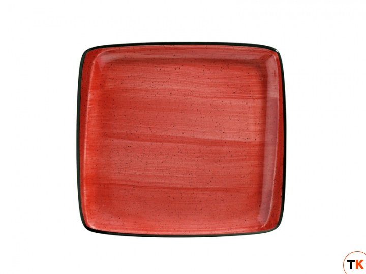 Столовая посуда из фарфора Bonna тарелка квадратная PASSION AURA APS MOV 34 KR (27х25 см)