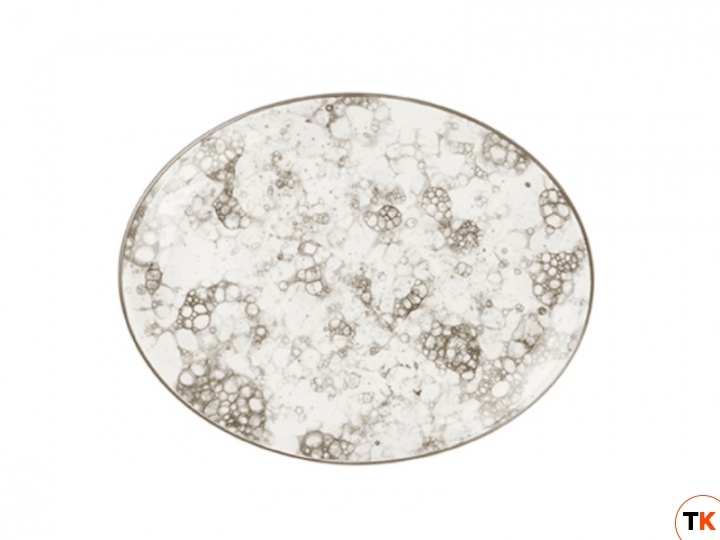 Столовая посуда из фарфора Bonna Rocks Brown тарелка овальная RBR MOV 31 OV (31x24 см)