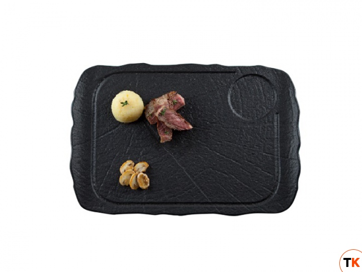 Столовая посуда из фарфора Bonna SHADE тарелка прямоугольная SH 37 SB (35х24 см)