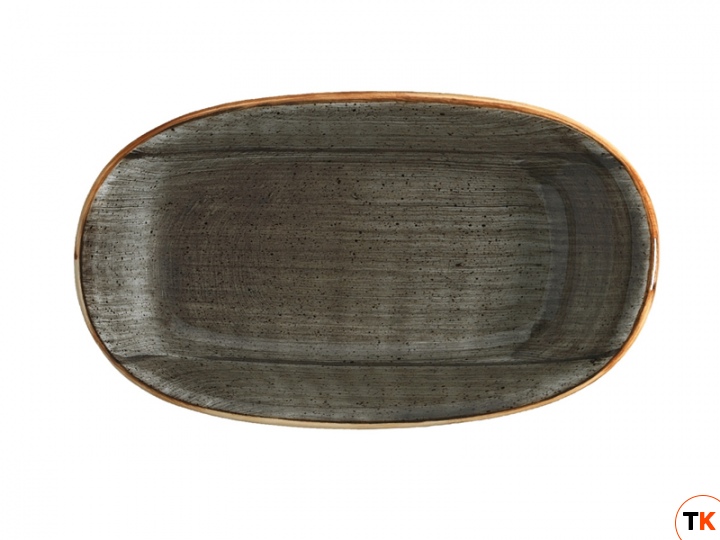 Столовая посуда из фарфора Bonna SPACE AURA блюдо овальное ASC GRM 24 OKY (24х14 см)