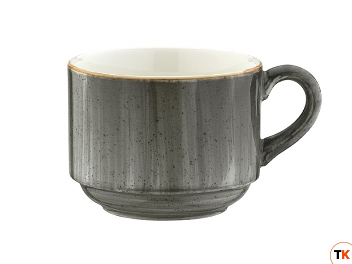 Столовая посуда из фарфора Bonna SPACE AURA чашка ASC BNC 02 KF (80 мл, графит)