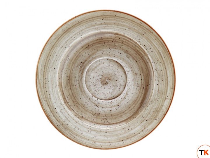 Столовая посуда из фарфора Bonna TERRACOTA AURA блюдце ATC RIT 01 CT (16 см, для чашки ATC RIT 01 CF)