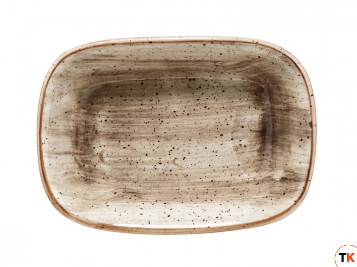 Столовая посуда из фарфора Bonna блюдо прямоугольное TERRAIN AURA ATR GRM 17 DKY (17 см)