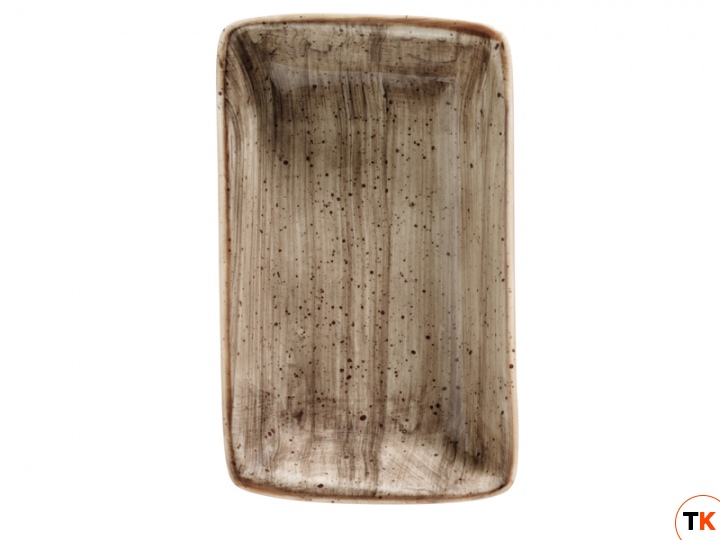 Столовая посуда из фарфора Bonna TERRAIN AURA блюдо прямоугольное ATR MOV 16 DKY (15х9 см)