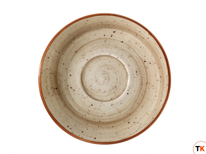 Столовая посуда из фарфора Bonna TERRAIN AURA блюдце ATR GRM 01 KT (13 см, для чашки ATR BNC 01 КF на 110 мл)