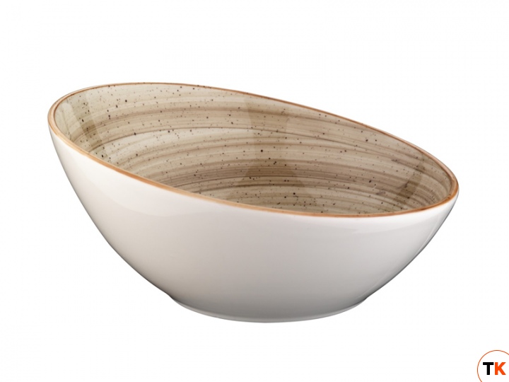 Столовая посуда из фарфора Bonna салатник TERRAIN AURA ATR VNT 18 KS (скошенный, 18 см)