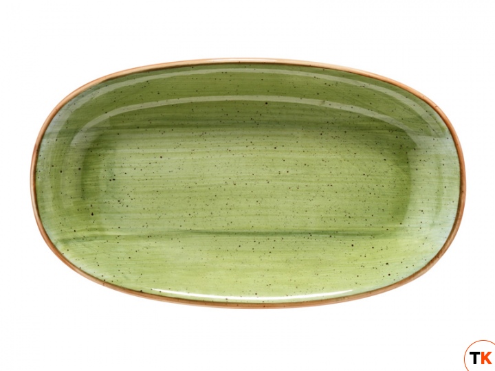 Столовая посуда из фарфора Bonna THERAPY AURA блюдо овальное ATH GRM 19 OKY (19 см)