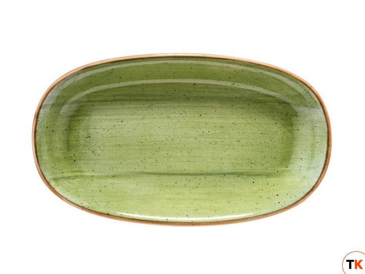 Столовая посуда из фарфора Bonna блюдо овальное THERAPY AURA ATH GRM 24 OKY (24 см)