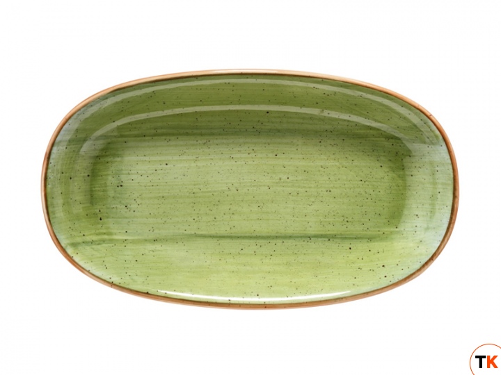 Столовая посуда из фарфора Bonna блюдо овальное THERAPY AURA ATH GRM 34 OKY (34 см)