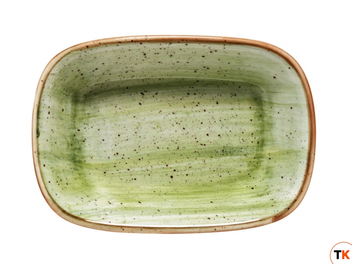 Столовая посуда из фарфора Bonna блюдо прямоугольное THERAPY AURA ATH GRM 12 DKY (12 см)