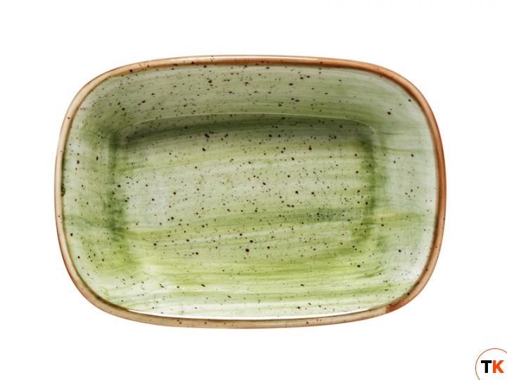 Столовая посуда из фарфора Bonna блюдо прямоугольное THERAPY AURA ATH GRM 14 DKY (14 см)