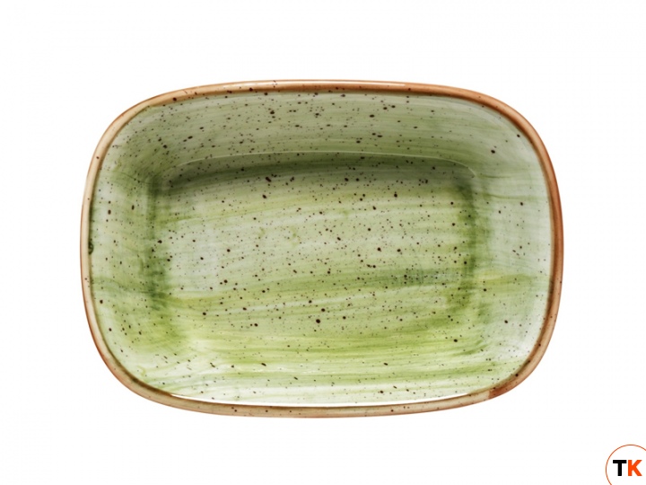 Столовая посуда из фарфора Bonna блюдо прямоугольное THERAPY AURA ATH GRM 17 DKY (17 см)