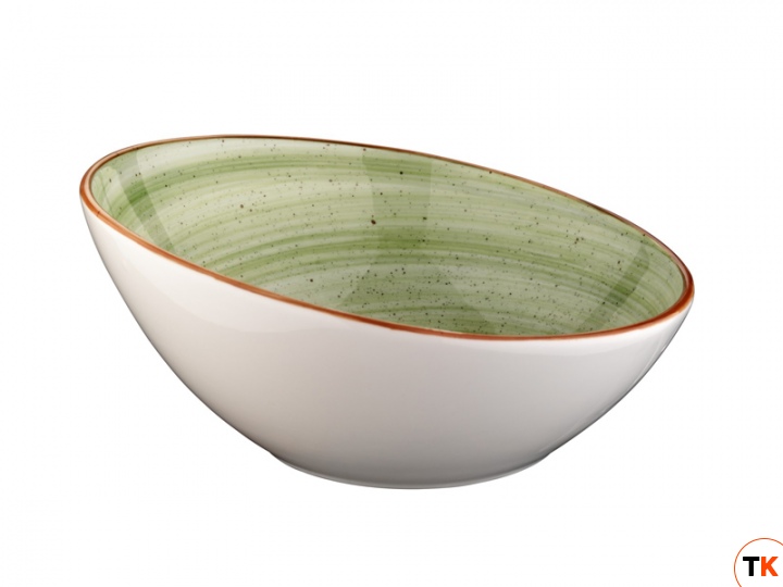 Столовая посуда из фарфора Bonna салатник THERAPY AURA ATH VNT 08 KS (скошенный, 8 см)